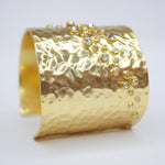 B50596 Bracelet manchette chatoyant - Karine Sultan - Vignette | Karine Sultan