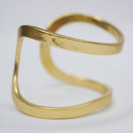 B61045 Bracelet Manchette fendue minimaliste - Karine Sultan - Vignette | Karine Sultan