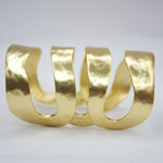 B57053 Bracelet Manchette quatre rangs - Karine Sultan - Vignette | Karine Sultan