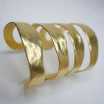 B57053 Bracelet Manchette quatre rangs - Karine Sultan - Vignette | Karine Sultan