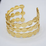 B70721 Bracelet manchette mini pièce - Karine Sultan - Vignette | Karine Sultan