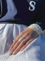 R66602 Bague Ruban Brossé - Karine Sultan - Vignette | Karine Sultan