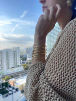 B61047 Bracelet Manchette Fil - Karine Sultan - Vignette | Karine Sultan