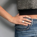 R66040 Bague Brossée - Karine Sultan - Vignette | Karine Sultan