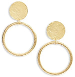 E70634 Boucles d'oreilles pendante Statement - Karine Sultan - Vignette | Karine Sultan