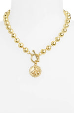 N71725 Collier de perles avec pendentif abeille - Karine Sultan - Vignette | Karine Sultan