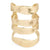 Four Row Cuff - Karine Sultan Official Website