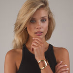 B61045 Bracelet Manchette fendue minimaliste - Karine Sultan - Vignette | Karine Sultan