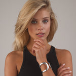 B61045 Bracelet Manchette fendue minimaliste - Karine Sultan - Vignette | Karine Sultan