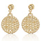 Cuban coin drop earrings - Karine Sultan