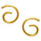Large spiral stud earrings - Karine Sultan