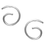 E61133 Boucles d'oreilles puces grandes spirales - Karine Sultan - Vignette | Karine Sultan