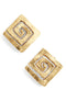 Square Spiral Stud - Karine Sultan Official Website
