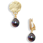 E70613 Perle noire paon - à clipser - Karine Sultan - Vignette | Karine Sultan