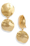 Double shell disc clip-on earrings - Karine Sultan
