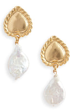 E72707 Boucles d'oreilles clous cœurs - Karine Sultan - Vignette | Karine Sultan