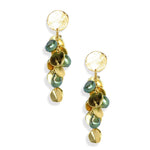 E75510 Boucles d'oreilles clips vert - Karine Sultan - Vignette | Karine Sultan
