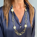 N75536 Sautoir Glaçons - Karine Sultan - Vignette | Karine Sultan