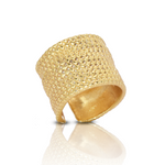 R80096 Bague en cotte de mailles - Karine Sultan - Vignette | Karine Sultan