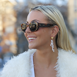 E75508 Boucles d'oreilles clips Goutte de Neige - Karine Sultan - Vignette | Karine Sultan