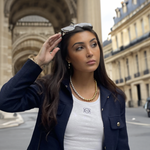 N80085 Collier chaîne perles métaux mixtes - Karine Sultan - Vignette | Karine Sultan