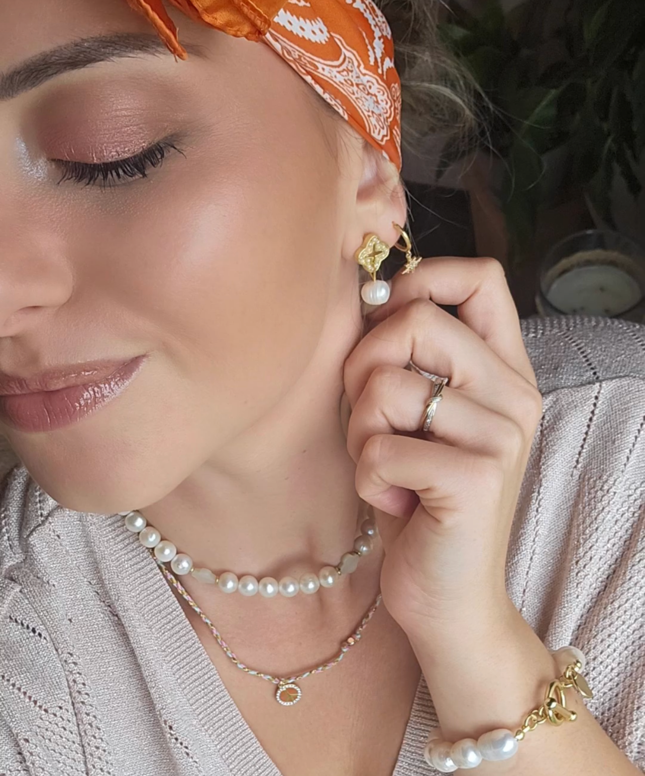 E71617 Boucles d'oreilles - Karine Sultan - Karine Sultan