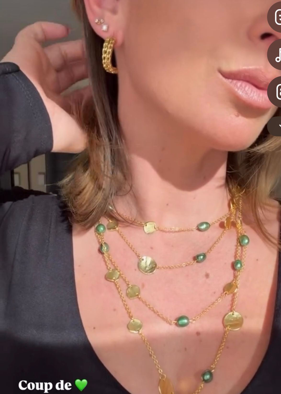 E58052 Boucles d'oreilles - Karine Sultan - Karine Sultan