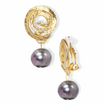 E68938 Boucles d'oreilles clips  - Karine Sultan - Vignette | Karine Sultan