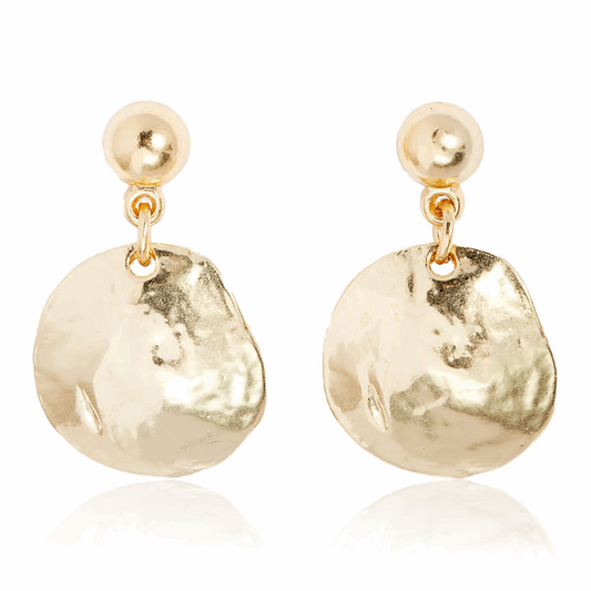 Shell disc dangle earrings - Karine Sultan