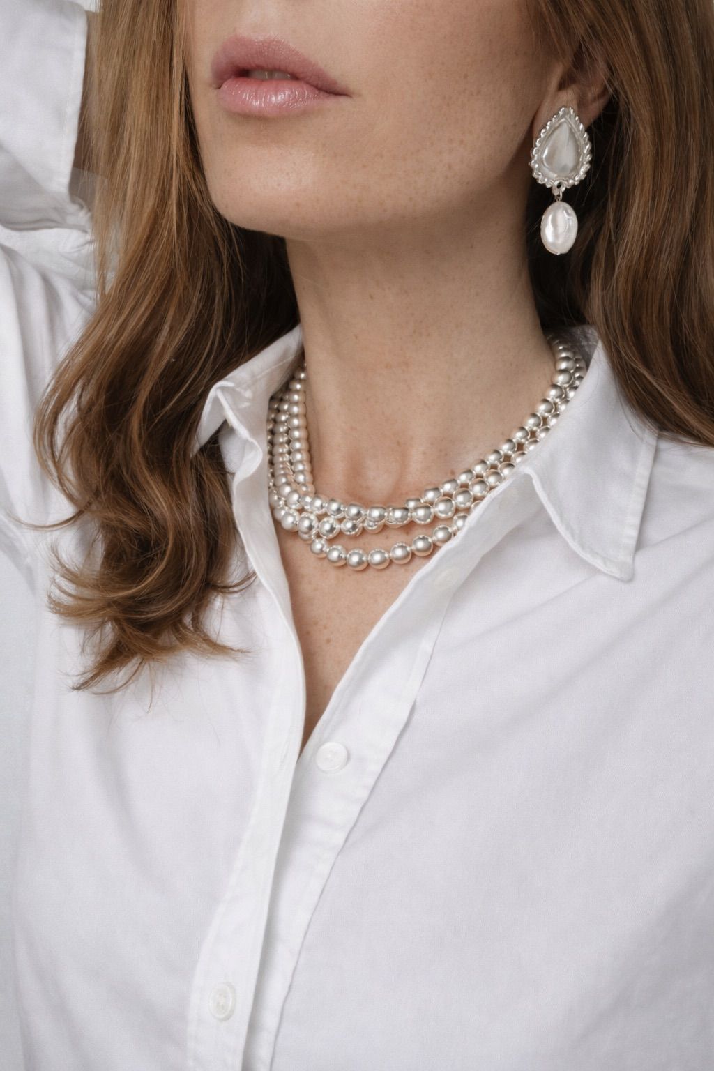 N71045 Collier chaîne Argent - Karine Sultan - Karine Sultan