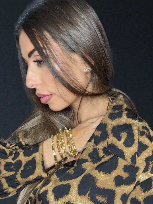 B50026 Bracelet perles allongées - Karine Sultan - Karine Sultan