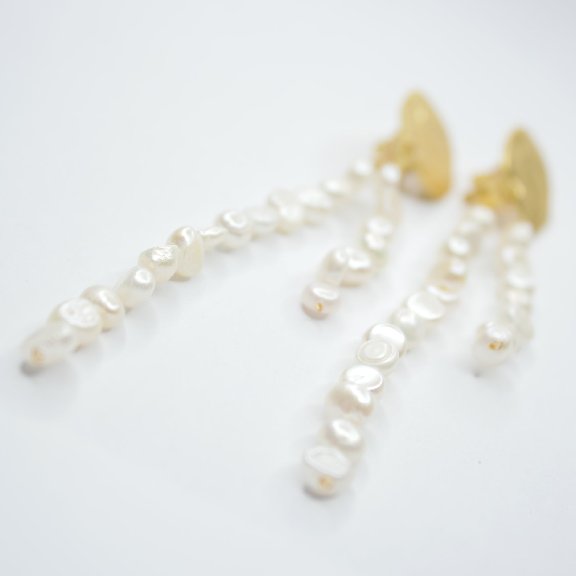 E75508 Boucles d'oreilles clips Goutte de Neige - Karine Sultan - Karine Sultan