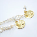 E75508 Boucles d'oreilles clips Goutte de Neige - Karine Sultan - Vignette | Karine Sultan
