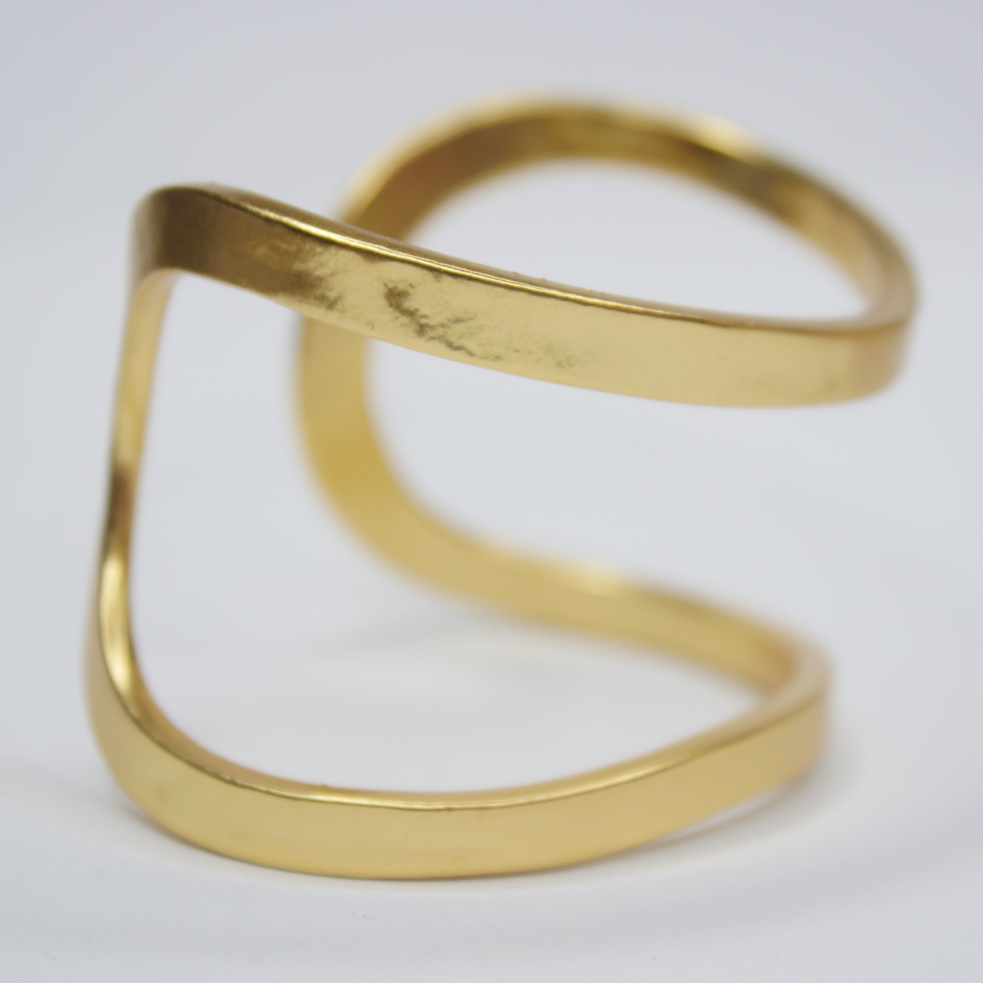 B61045 Bracelet Manchette fendue minimaliste - Karine Sultan - Karine Sultan