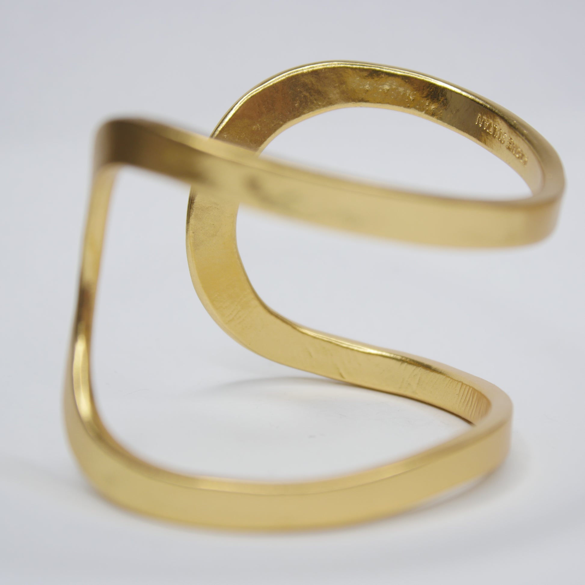 B61045 Bracelet Manchette fendue minimaliste - Karine Sultan - Karine Sultan