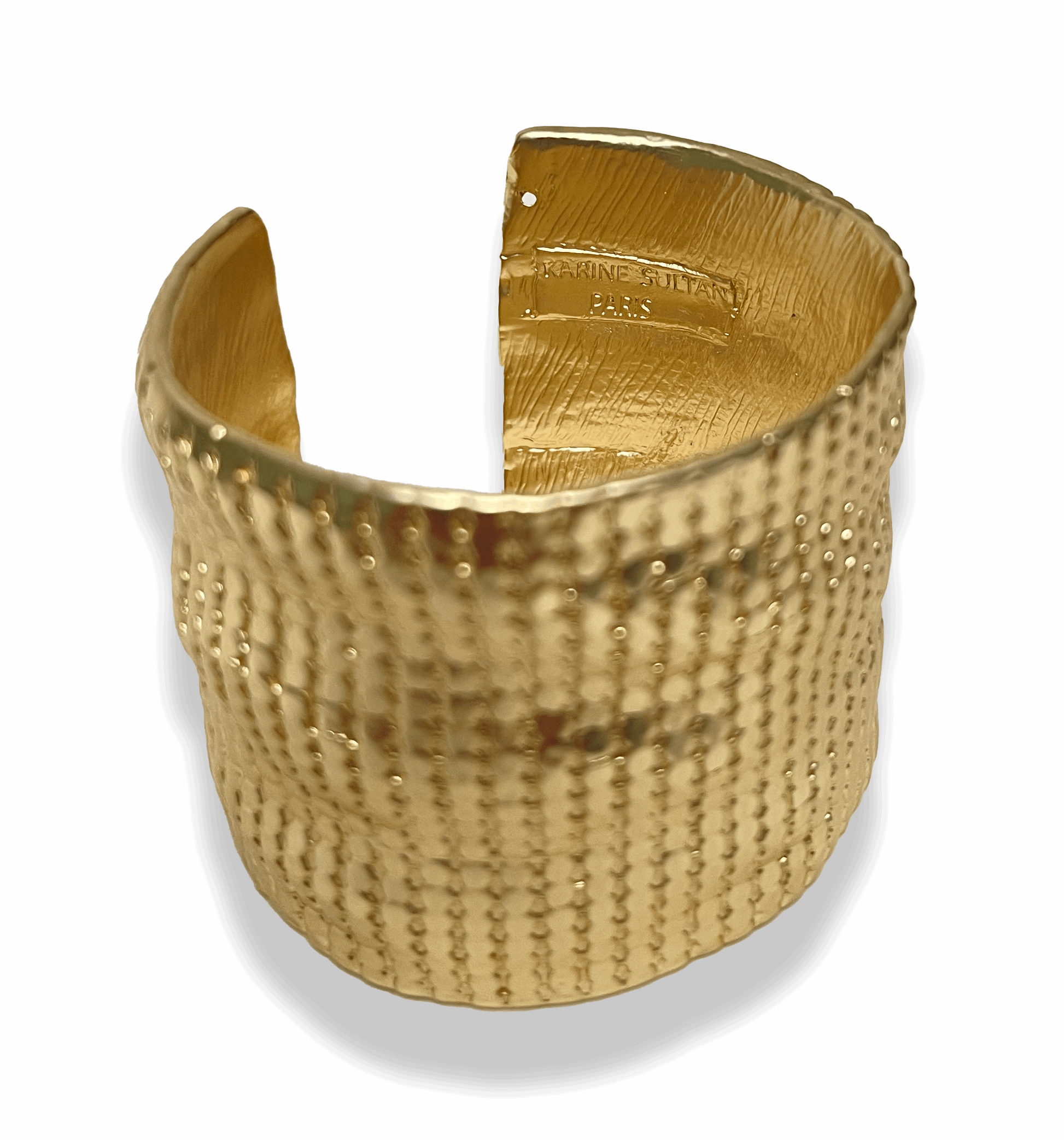 B62062 Bracelet manchette en cotte de mailles - Karine Sultan - Karine Sultan