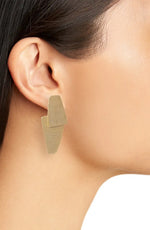 E71066 Boucles d'oreilles clips superposées - Karine Sultan - Vignette | Karine Sultan