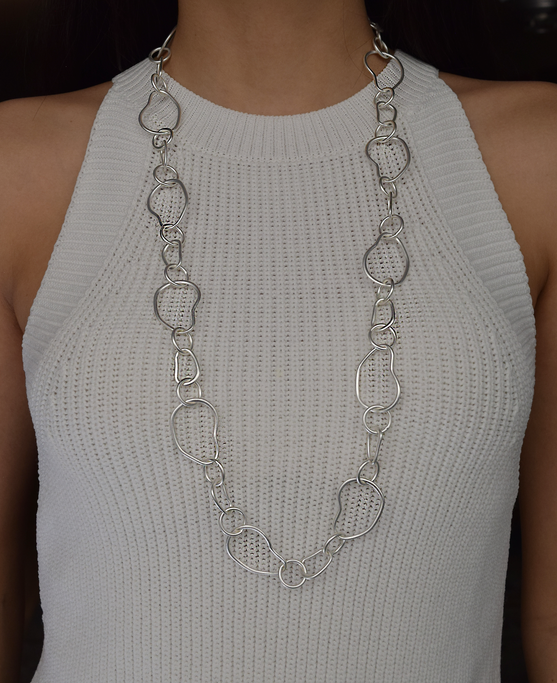 N71039 Collier maillons bio - Karine Sultan - Karine Sultan