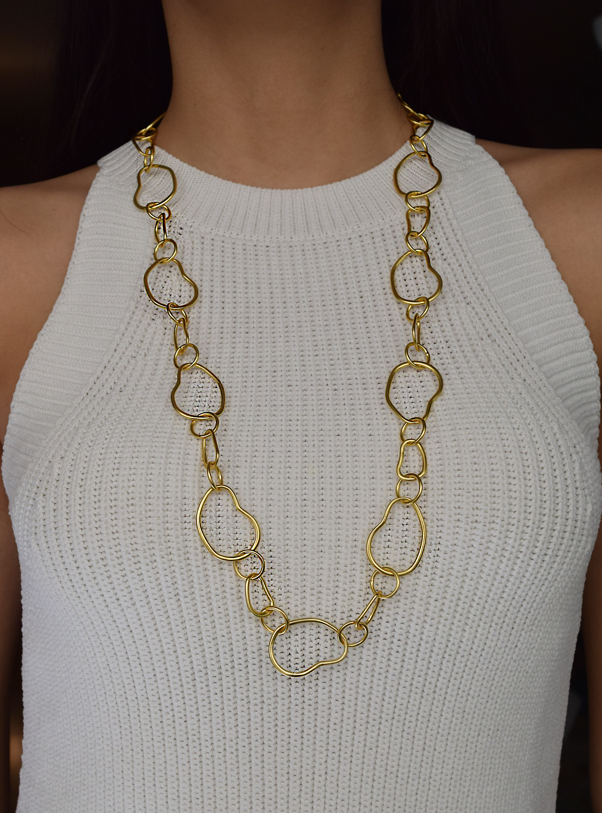 N71039 Collier maillons bio - Karine Sultan - Karine Sultan