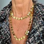 N75541 Collier mini superposé pièces et perles - Karine Sultan - Vignette | Karine Sultan