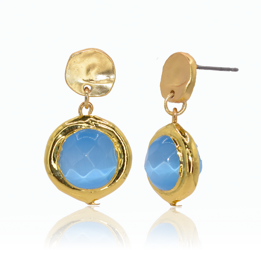 E76503 Boucles d'oreilles Coriandoli simple - Karine Sultan - Karine Sultan
